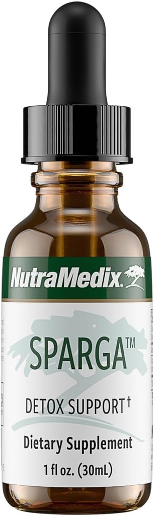 NutraMedix Sparga Βάμμα - Antioxidant-Rich Asparagus Extract for Cleansing and Detox Support - Μείγμα υγρών σταγόνων με νερό για το σώμα Detox Drink (1oz / 30ml)