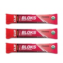 CLIF BLOKS - Ενεργειακά Chews - Φράουλα- μη ΓΤΟ - Φυτικά τρόφιμα - Γρήγορα καύσιμα για την ποδηλασία και την εκτέλεση-εργασία Snack (2.1 πακέτο ουγγιάς, 3 κόμης)