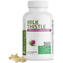 Bronson Γάλα Thistle Silymarin Marianum & Dandelion Ρίζα Ηπατική Υποστήριξη Υγείας, Αντιοξειδωτική Υποστήριξη, Detox, 360 Κάψουλες