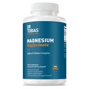 Dr. Tobias Magnesium Bisglycinate, Υψηλή Απορρόφηση Μαγνήσιο Σύμπλεγμα Χηλικών Χημικών Προϊόντων, 200 mg ανά καψάκιο, Υποστηρίζει την ενέργεια, τους μυς, τα οστά και την κοινή υγεία, συμπλήρωμα μαγνησίου μη ΓΤΟ, 120 κάψουλες