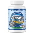 Antarctic Krill Oil 1000mg, Contains Omega-3 Fatty Acid, EPA, DHA, Axtaxanthin and Phospholipids (60 Count)
