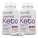 Justified Laboratories Lifestyle Keto - 60 Capsules, Pack of 2 - Ketogenic Support from Apple Cider Vinegar, Green Tea Leaf, Vitamin C, Vitamin D3 & Extra Virgin Olive Oil - 60 Servings