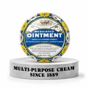 Rawleigh Medicalated Aintment: 4.5 oz Blue Tin, Ενήλικες & Παιδιά: Topical Chest Rub για το κρύο, Nasνική συμφόρηση, μικρούς πόνους και πόνους, με Camphor, Menthol & Ευκάλυπτος, Μη-Grasy Formula - Συσκευασία του 1