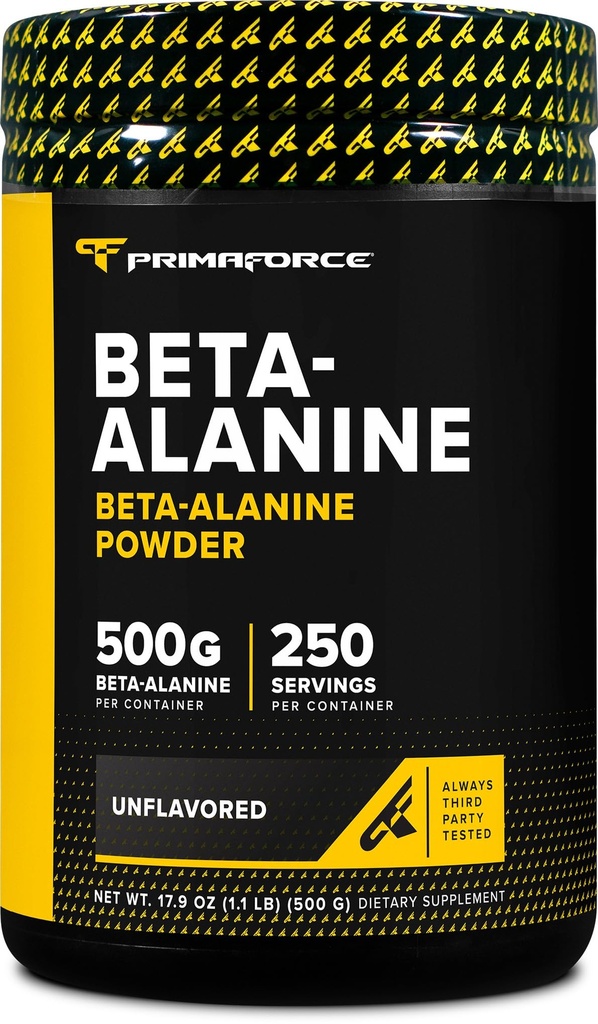 Primaforce Beta Alanine Powder 500 γραμμάρια (1.1lbs) Άγευστη - Προ προπόνηση και μετά την προπόνηση συμπλήρωμα