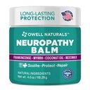 OWELL NATURALS Neuropathy Healing Balm, Fast Acting, with Frankincense, Myrrh, Coconut Oil & Beeswax, Natural Ingredients – Soothe, Protect & Repair, 4 oz (Pack of 1)
