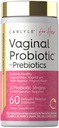 Carlyle Vaginal Probiotics for Women | 60 Capsules | with Prebiotics | Supports Healthy Odor, pH, Yeast Balance, and Flora | Vegan, Non-GMO, Gluten Free | for Her