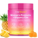 Γυναικεία προβιοτικά Gummies,Vaginal Women Probiotic,Feminine Balance pH Gummies for Healthy Odor, Inprove Immune, Υποστήριξη Κολπική Υγεία, με Slippery Elm (60 Gummies)