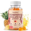 Feminine Balance Gummies – pH Balance for Women & Vaginal Health – Pineapple Probiotics with Bacillus Coagulans – Odor Control & Flora Support – 60 Gummies