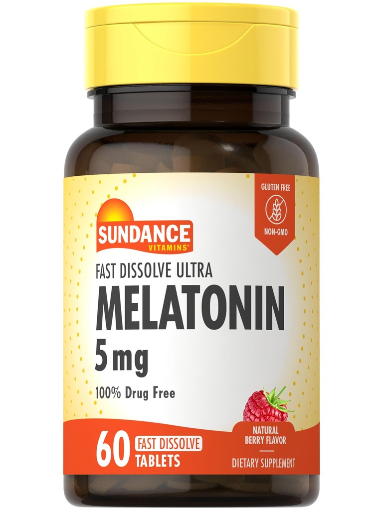 Sundance Μελατονίνη 5mg ταχείας διάλυσης δισκία 