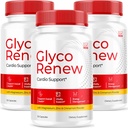 (3 Pack) Glyco Renew - Glyco Renew Blood Support, GlycoRenew Blood Support, Glyco Renew Blood Support Pills, Riped Glyco Renew Blood Support, Glyco Renew Pills, Glyco Renew Supplement, 90 Κάψουλες