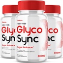 (3 Pack) Glyco Sync Blood Balance Capsules, GlycoSync Glycogen Support Supplement Pills, Glucosyn Joint Restore Formula Glicosync Suger Maximum Strength Advanced Syn Pressure Reviews (180 Capsules)