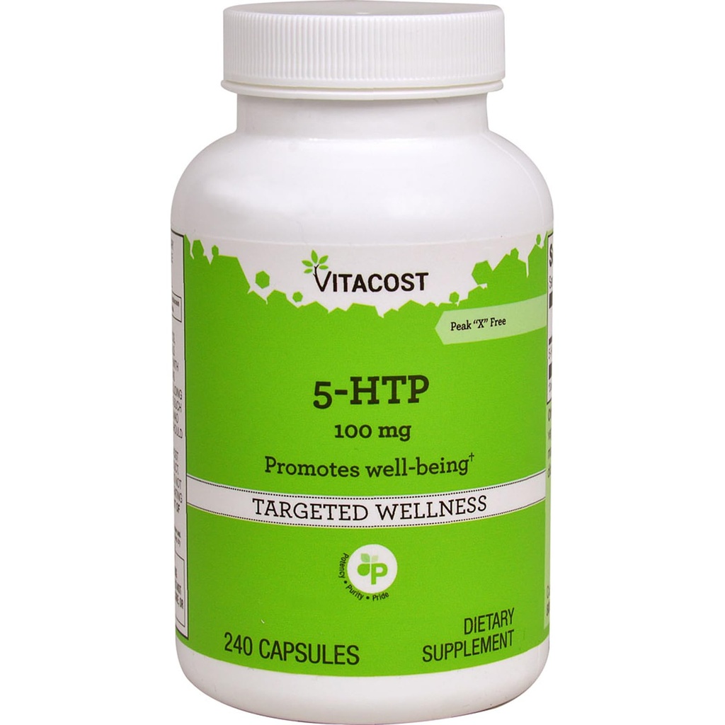 Vitacost 5- HTP - 100 mg - 240 Καψάκια