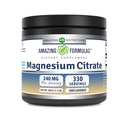 Amazing Formulas Magnesium Citrate Powder Supplement | Non-GMO | Gluten Free | Made in USA (1.1 Lb | Unflavored)