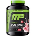 Muspharm Combat 100% Whey Protein Powder, Strawberry Cream Flavor, Fast Recovery & Myster Gain with Whey Protein Isolate, High Protein Powder for Women & Men, Gluten Free, 5 lb, 70 Servings