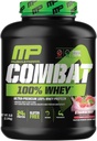 Muspharm Combat 100% Whey Protein Powder, Strawberry Cream Flavor, Fast Recovery & Myster Gain with Whey Protein Isolate, High Protein Powder for Women & Men, Gluten Free, 5 lb, 70 Servings