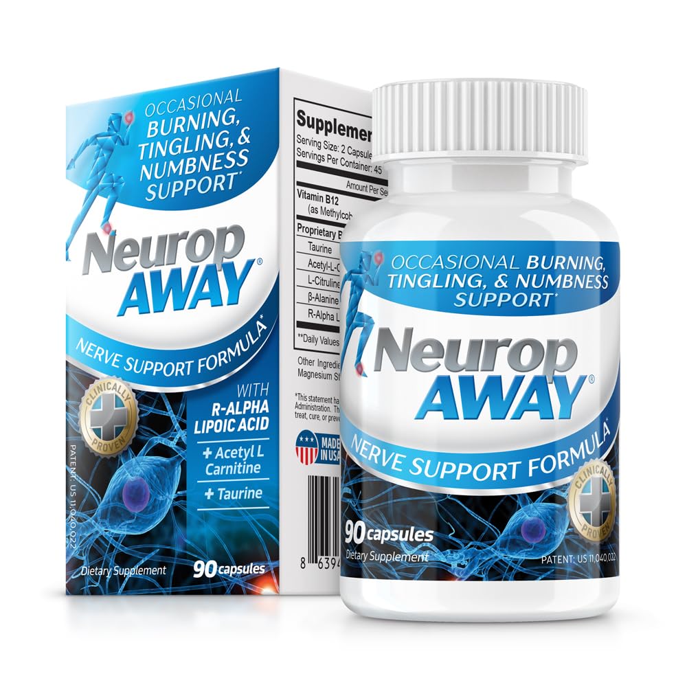 NeuropAWAY Nerve Υποστήριξη Φόρμουλα 90 Καθημερινή κάψουλες