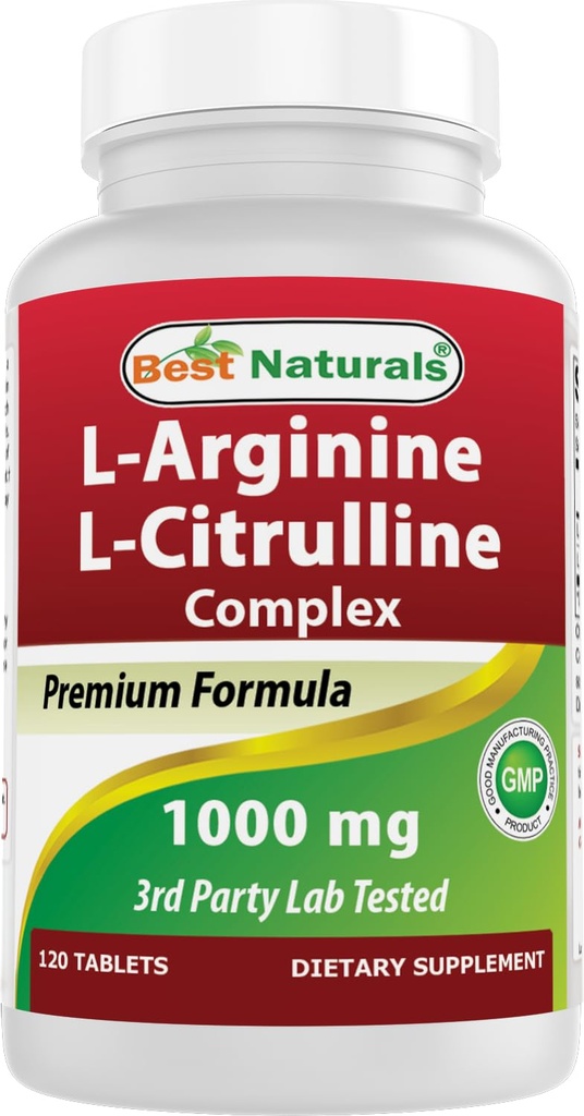 Best Naturals Arginine Citruline Complex 1000 Mg 120 δισκία