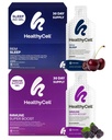 Healthycell REM συμπλήρωμα βοήθειας ύπνου + ανοσοποιητικό συμπλήρωμα υπέρ ενίσχυση Bundle