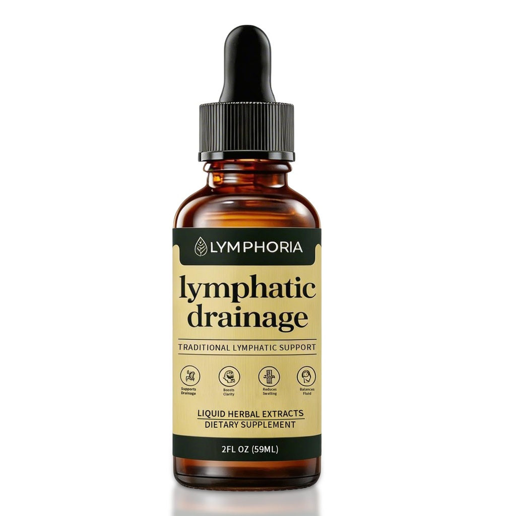 Lymphoria Lymphatic Drainage Drops, Lymphatic System Support, Immune System, Vegan & Non-GMO, Natural Herbal Blends(59ML/2FL.OZ) 2.