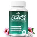 Lymphatic Drainage Supplements & Liver Cleanse Detox Repair Capsules – Natural Herbal Supplement with Echinacea, Supports Lymphatic System, Fluid Balance & Immune Health, 90 Capsules