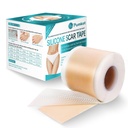 Pumkot Silicone Scar Sheets, Silicone Scar Tape(1.6”x 60” Roll-1.5M), Medical Grade Scar Removal Away Strips for Surgical Scars, Keloid, C-Section, Burn - Stickiness Upgrade, Waterproof, Reusable