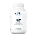 Ζωτικά θρεπτικά συστατικά - MSM 1000 mg - Φυσική μορφή οργανικού θειούχου - 240 κάψουλες