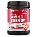 Optimum Nutrition Amino Energy - Προ προπόνηση με πράσινο τσάι, BCAA, Αμινοξέα, Κετό Φιλικό, Πράσινο εκχύλισμα καφέ, Ενεργειακή σκόνη - Σύντηξη φρούτων, 65 σέρβις (Packaging May Vary)