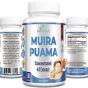 Muira Puama Capsules - 550 mg Concentrated 4:1 Extract, 60 Capsules