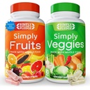 Simply Nature's Pledge - Packed with Over 40 Different Fruits & Vegetables - Made with Whole Food Superfoods - with High Beta Carotene – 100% Soy Free - 90 Count (Pack of 2)