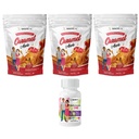 BariatricPal 90-Day Bariatric Vitamin Bundle (Πολυβιταμίνη 1 ανά ημέρα! Καψάκιο με 45 mg Σιδήρου και ασβεστίου κιτρικό μαλακό μάσημα 500mg με προβιοτικά - Caramel Apple)
