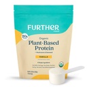 Περαιτέρω βιολογικά τρόφιμα Vegan Protein Powder Vanilla - 20g φυτικής πρωτεΐνης, οργανικής πρωτεΐνης σκόνης με μανιτάρια & φύκια, Vegan, μη ΓΤΟ, χωρίς γλουτένη, χωρίς γαλακτοκομικά 19.05 Oz