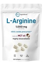Micro Συστατικά L-αργινίνη 1000mg με λάδι MCT, 300 Softgels 