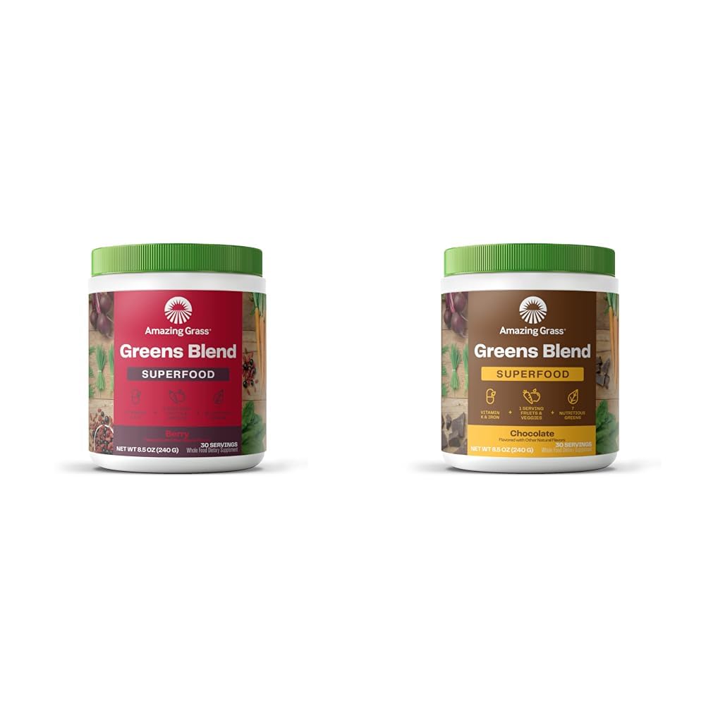 Amazing Grass Greens Blend Superfood & Greens Blend Superfood: Super Greens Smoothie Mix