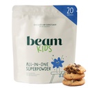 BEAM Kids Multivitamin Powder – Kids Vitamins with Greens, Probiotic & Prebiotic, Immune Support for Children & Toddlers, No Artificial Sweeteners, For Picky Eaters, 20 Servings, Chocolate Chip Cookie