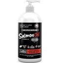 Wild Alaskan Omega-3 Blend Pollock + Salmon Oil for Dogs & Cats (32oz). 100% Pure Fish Oil Supplement with EPA & DHA for Joints, Skin & Coat, Itching, Shedding, Immune & Heart. Tasty & Easy to Give.