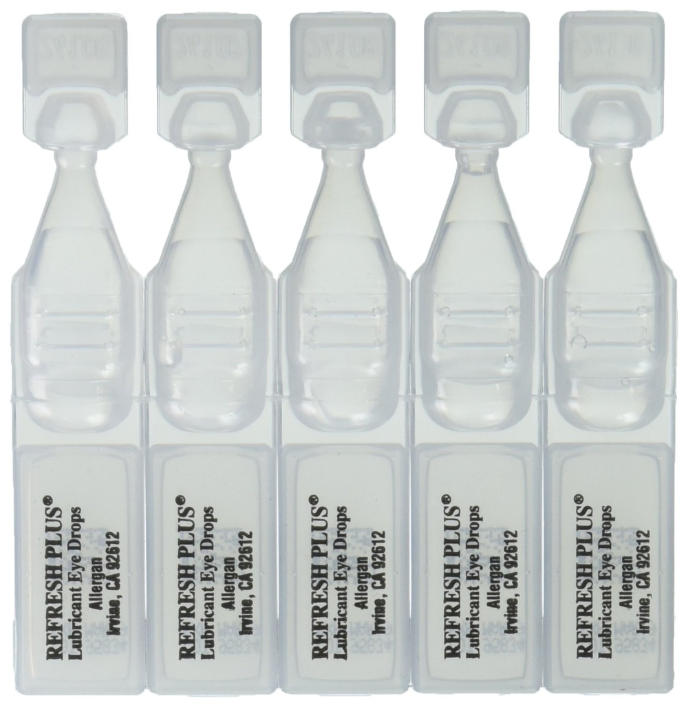 Allergan Refresh Plus Λιπαντικές σταγόνες ματιών, Μέγεθος αξίας, 70 ct.