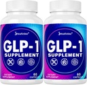 GLP-1 Supplement, with Naturally GLP1 Supplement Probiotic for Women & Men, Hops & Green Tea Extract, GLP 1 Supplements for Gut, Energy, GLP-1 & Overall Health - 120 Capsules