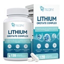 Lithium Orotate Complex | Magnesium Glycinate, Lithium Orotate 10 mg, Ashwagandha, NAC & Omega-3 | Brain Health Lithium Supplements for Cognitive, Mood & Memory – Non-GMO, 120 Vegan Capsules