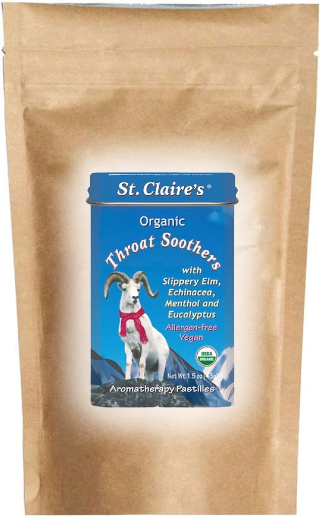 St. Claire's Organics Laroat Sooths (8 ουγγιάς επαναπλήρωσης τσάντα) Γλουτένη-ελεύθερος, Vegan, GMO-ελεύθερος, με βάση το φυτό, αλλεργιογόνο-ελεύθερος 
