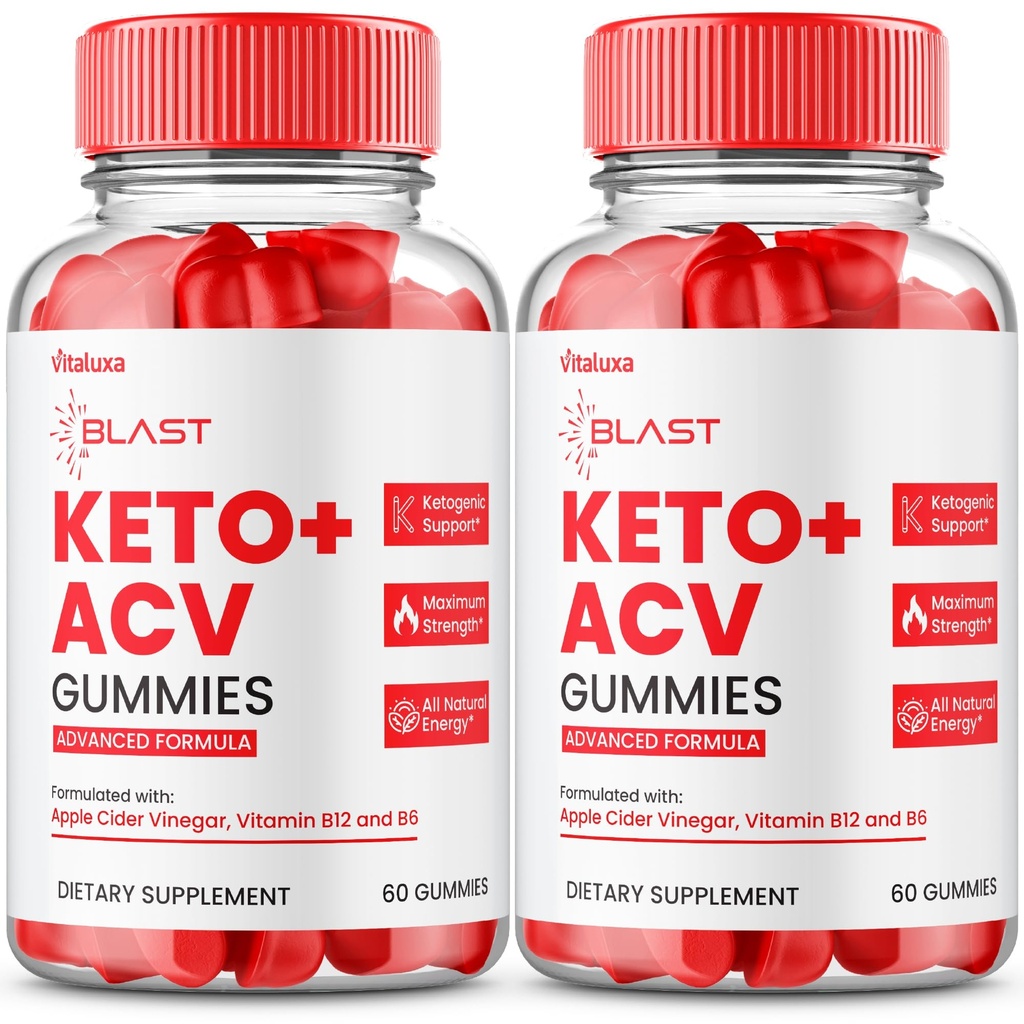 (2 Πακέτο) Blast Keto ACV Gummies, KetoBlast Keto+ACV Advanced Vitamin Supplement Max Strength 1000MG Premium Management Support Formula, KetoBlast KetoACV Gomitas Φυσικά Συστατικά Ενέργεια (120 Ct)