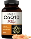 NatureBell CoQ10 100mg με Omega 3, 240 κάψουλες 