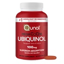 Qunol Ubiquinol CoQ10 100mg Softgels, Qunol Mega Ubiquinol 100mg - Ανώτερη απορρόφηση - Ενεργή μορφή του συνένζυμου Q10 για την υγεία της καρδιάς - 2 Μήνες Προμήθεια - 60 Μέτρα