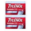 Tylenol Extra Strength Liquid Gels, Pain Reliever & Fever Reducer for Adults with 500mg Acetaminophen, Fast-Acting Liquid Gel Capsules for Headaches & Minor Pain Relief, Twin Pack, 2 x 75 ct