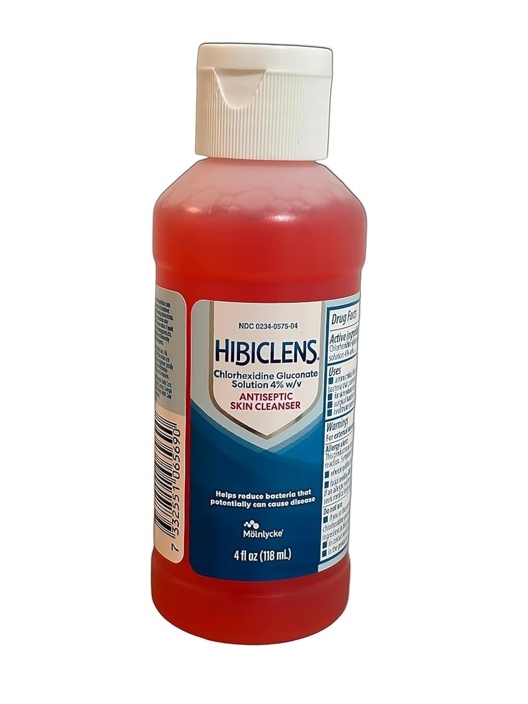 Mölnlycke Hibiclens Antiseptic/Antimicrobial - 4 oz. Bottle, 1 Each