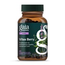 Gaia Herbs Vitex Berry - Υποστηρίζει την ισορροπία ορμονών και γονιμότητα στις γυναίκες - 60 Vegan Liquid Phyto-Capsules (30-Day Supply)