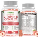 33-IN-1 Liposomal Overall 3500mg + Vitamin B Complex Gummies -B1, B2, B3, B4, B5, B6, B7, B8, B9,B12 | Vitamin C, D3,K2 | Coq10 Omega 3 etc for Energy, Brain,Immune,Skin Support &Heart Support ﻿