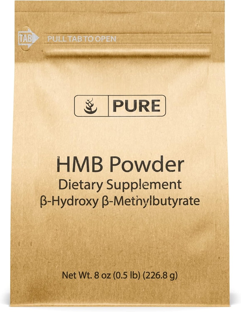 Αμιγώς πρωτότυπα συστατικά HMB (8oz) μη-GMO, χωρίς γλουτένη, Lab-Verified