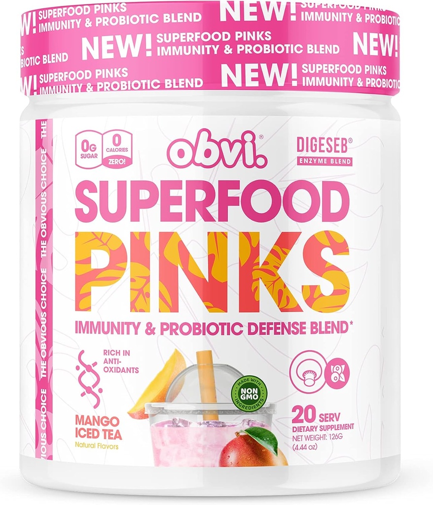 Obvi Superfood Pinks Probiotic Blend 