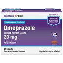 HealthCareAisle Omeprazole 20 mg - 42 Delayed Release Tablets - Acid Reducer, Treats Frequent Heartburn