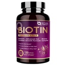 NATURE TARGET Biotin 10000mcg Hair Growth Vitamins – Maximum Strength Hair Growth Supplement with Collagen, Keratin, Fo-Ti, MSM, Zinc & B Vitamins for Thicker, Stronger Hair, Skin & Nails